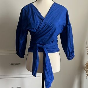 Zara Wrap Tie Crop Top